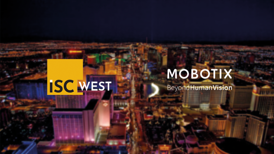 ISC West & MOBOTIX Logo, Background: Las Vegas
