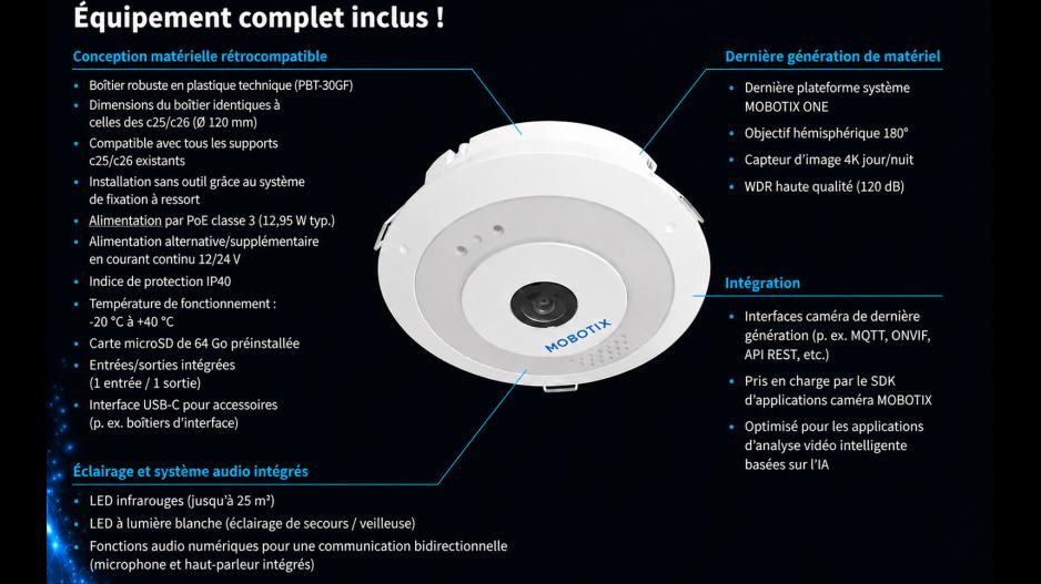 MOBOTIX c ONE : équipement complet inclus